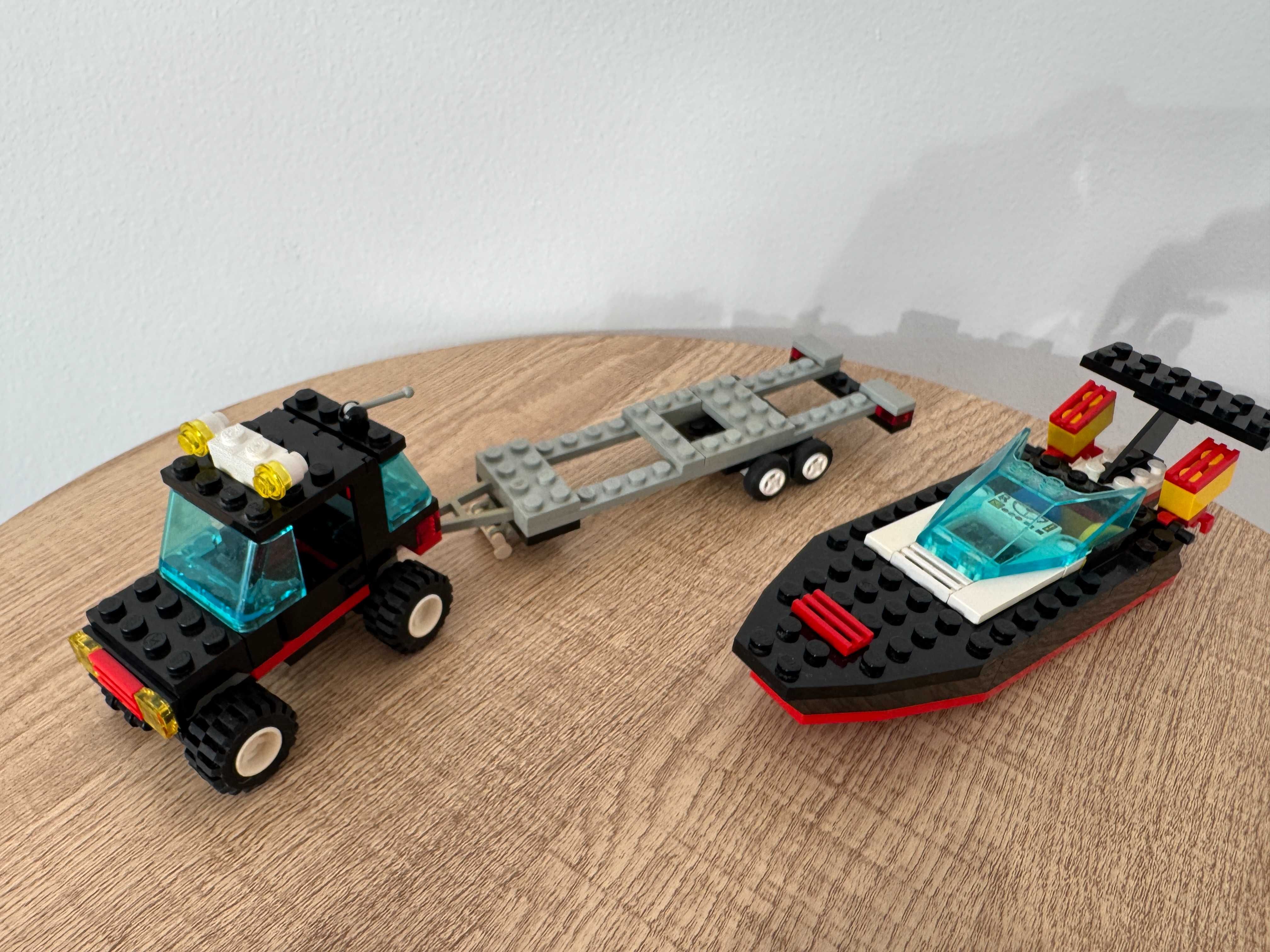 LEGO City Town Classic 6596 - 2 Motorówka i Auto Wave Master 1995 rok