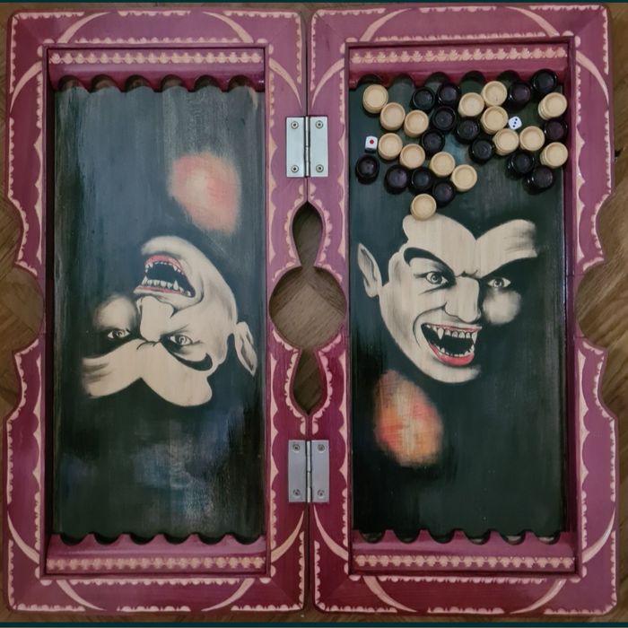 Нарды резные ручной работы