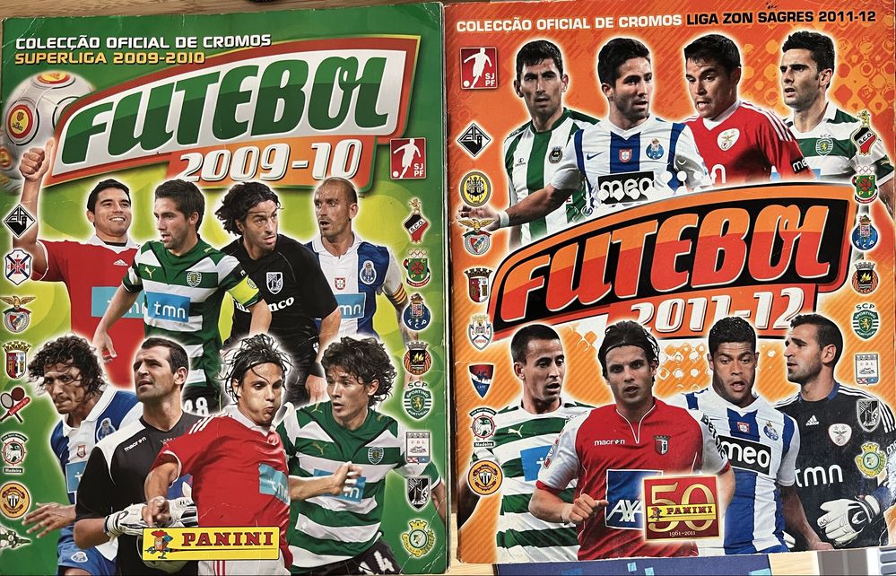 Cadernetas futebol completas panini