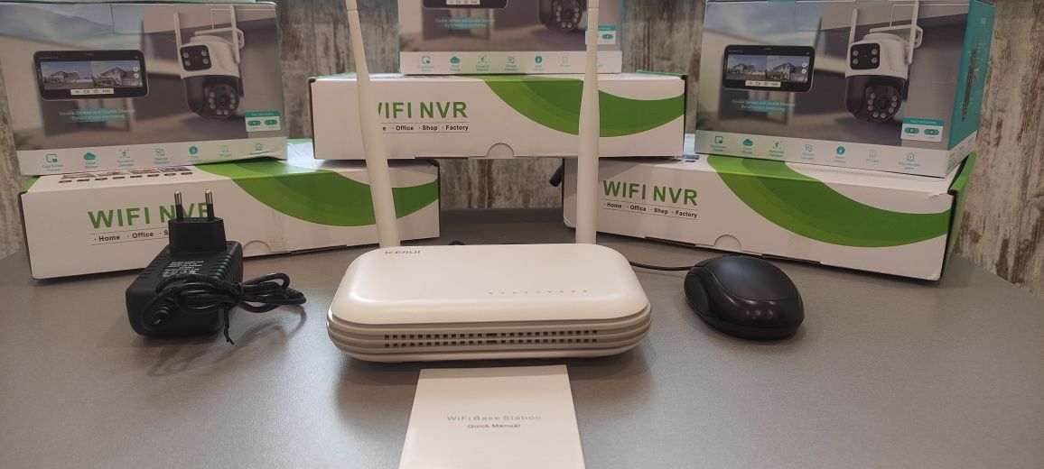 Бездротовий wifi відеореєстратор для IP-камер ICSee/XMEYE на 8 камер