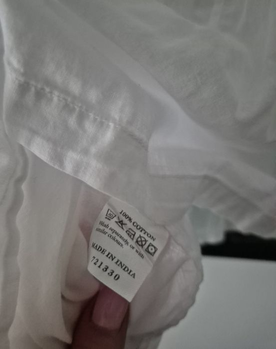 Przepiękna biała koszula bawełniana 100% s m l