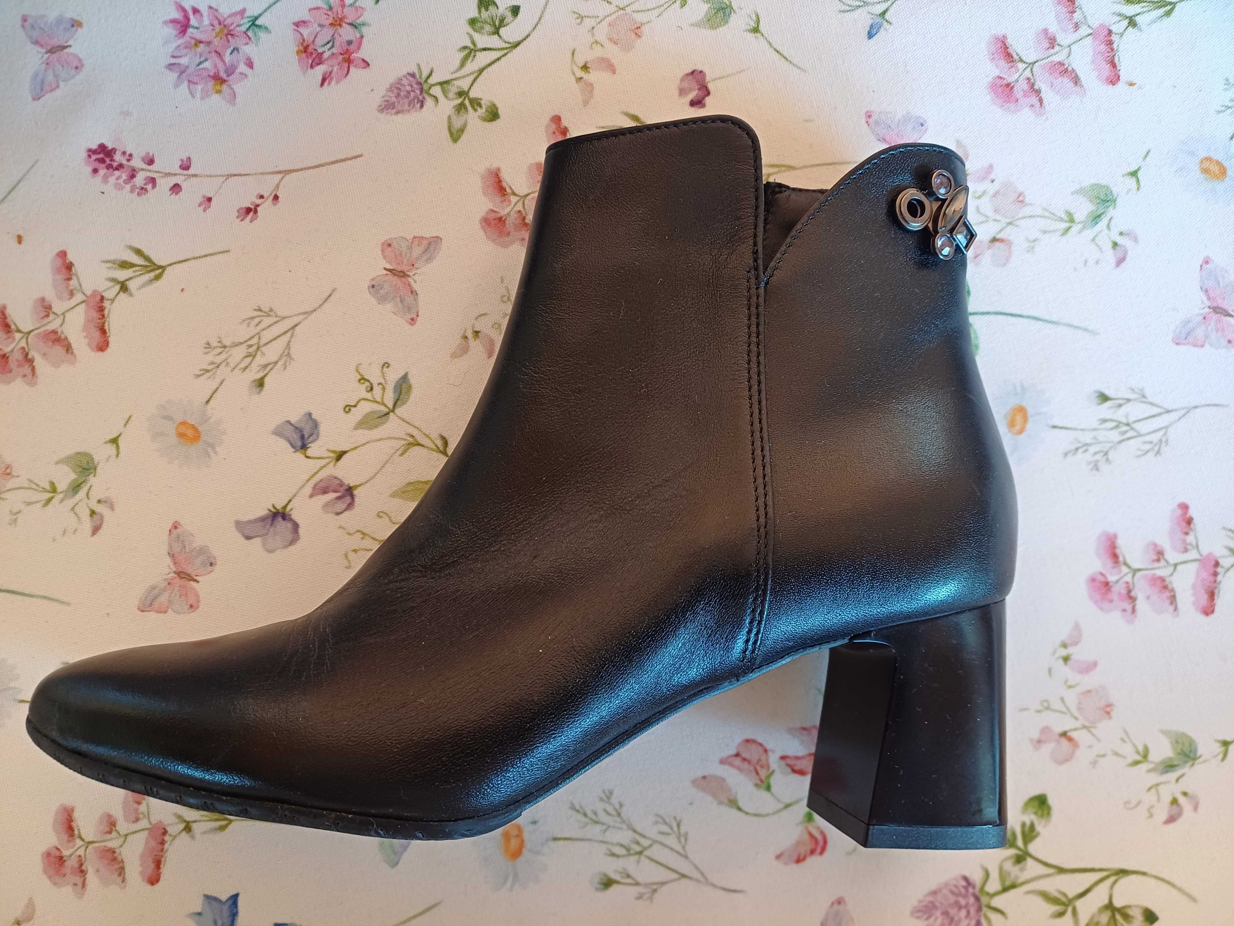 Buty botki bioeco 37 nowe skóra naturalna