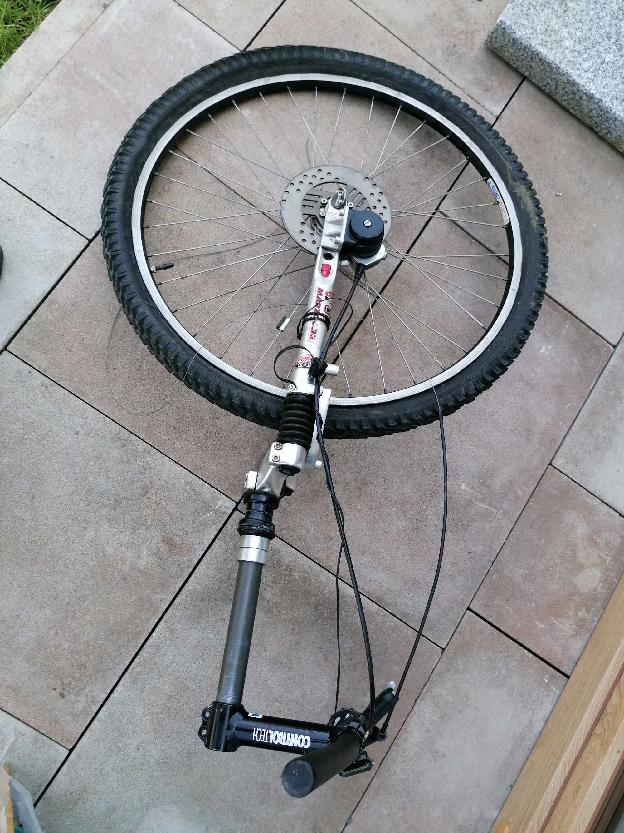 Marzocchi XC 700 + hamulec tarczowy + koło SACHS rarytas