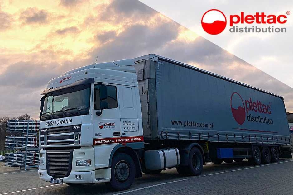 Rusztowanie ramowe PRODUCENT –pow.rob. 108m2, wys. 6m Plettac Pletak