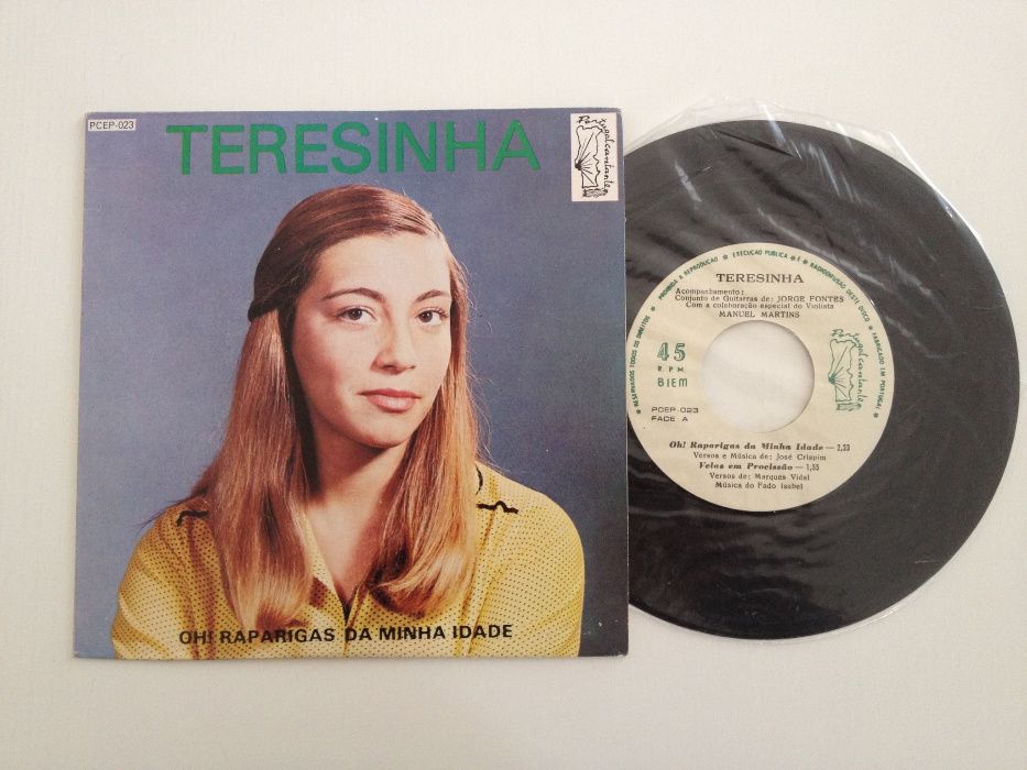 Disco vinil Teresinha – Oh! Raparigas da Minha Idade (7'' / 45 RPM)