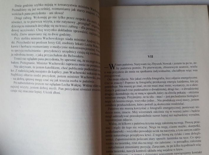 KSIĄŻKA "Ręce, które leczą" Zbigniew Nowak, energoterapeuta