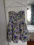 Sukienka gorsetowa floral print 100% bawełna H&M Divided rozmiar M