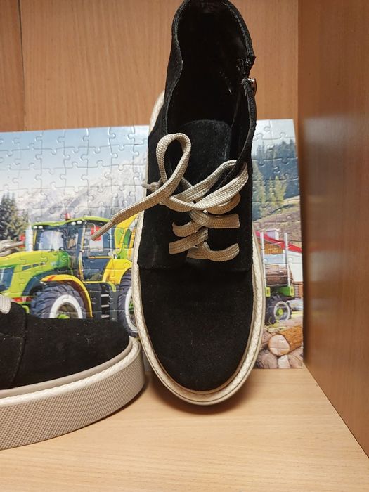 Хайтопи натуральна замша