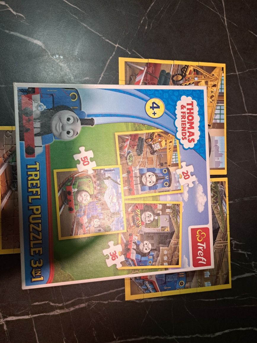 Puzzle Tomek i Przyjaciele 3 w 1