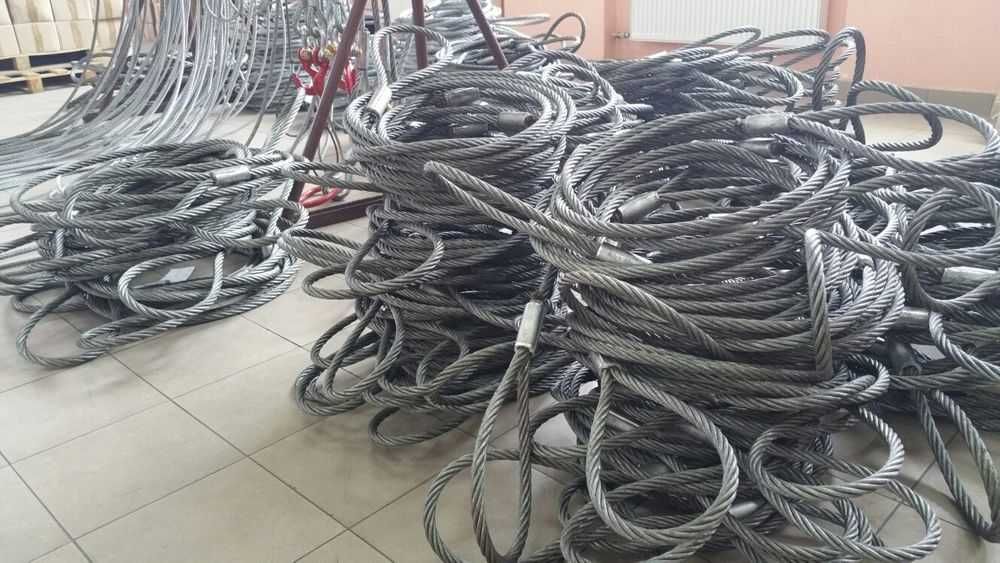 Lina stalowa Linka holownicza stalowa fi 24mm L-4,0m 31,5T