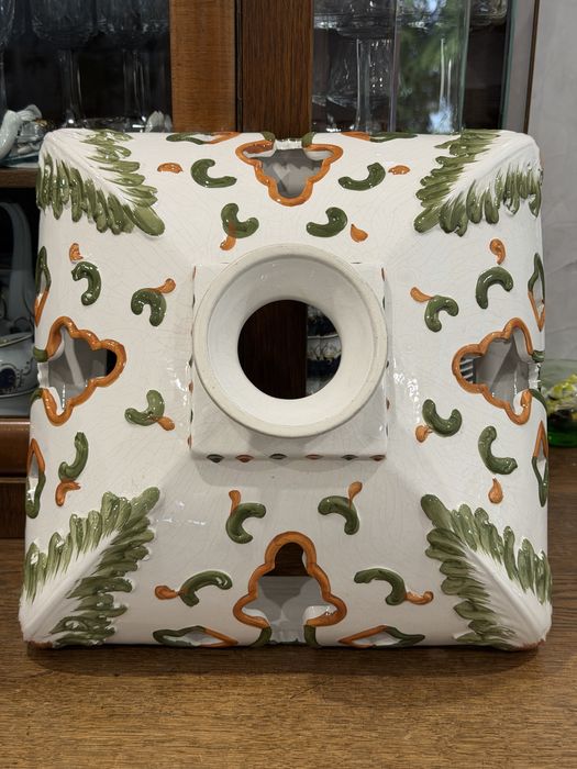 Klosz abażur do lampy. Stary. Ceramiczny. Antyk