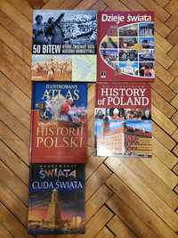 Zestaw książek książki historia świat bitwy 5 sztuk