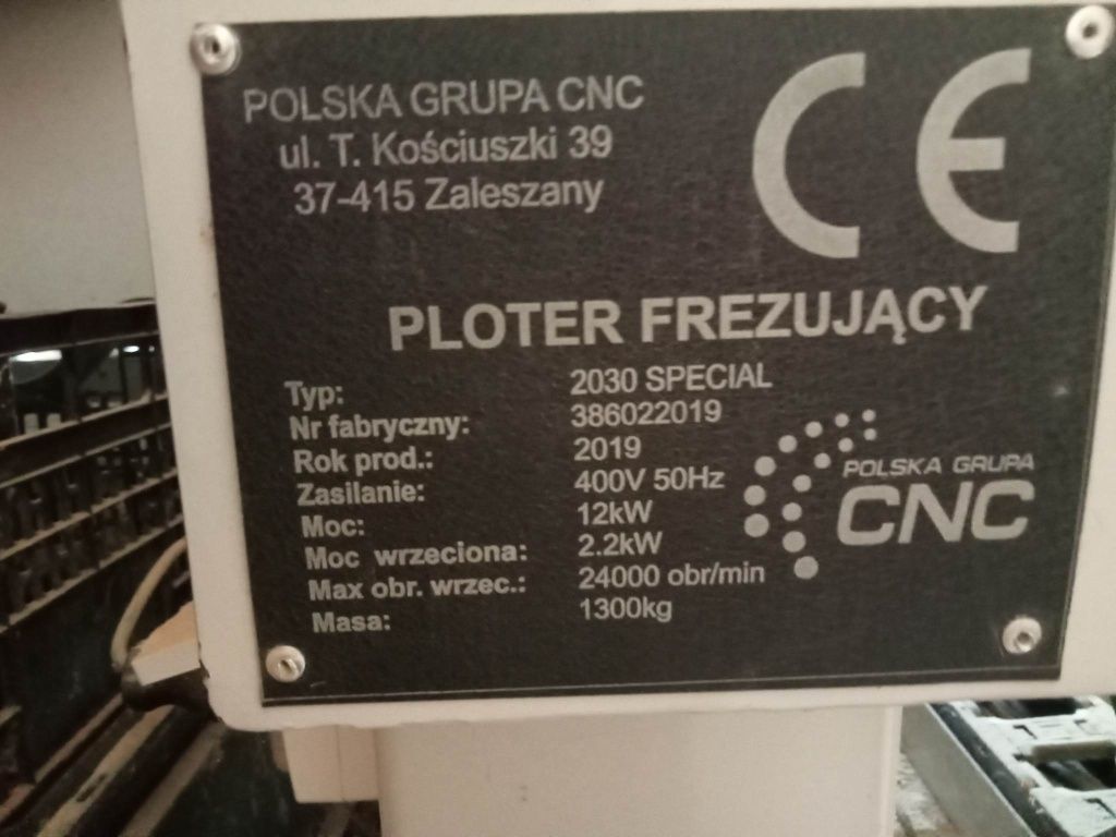 Cnc ploter frezujący polska grupa cnc 2030 special