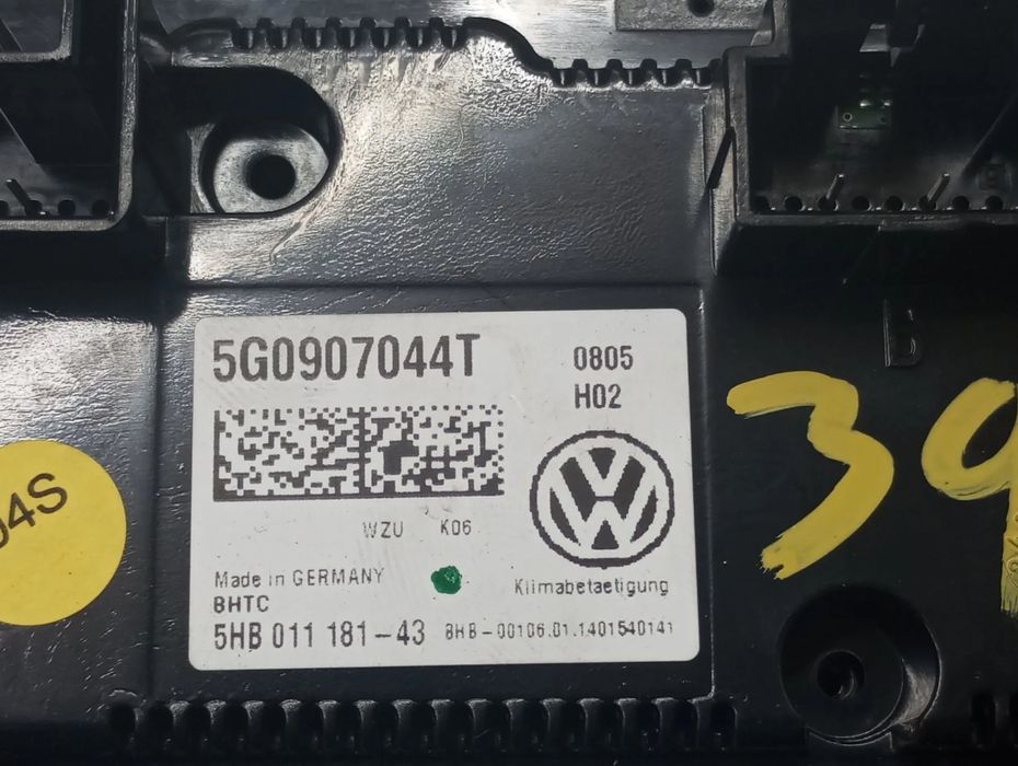 Comando chauffage / sofagem VOLKSWAGEN Golf VII (5G1, BQ1, BE1, BE2)