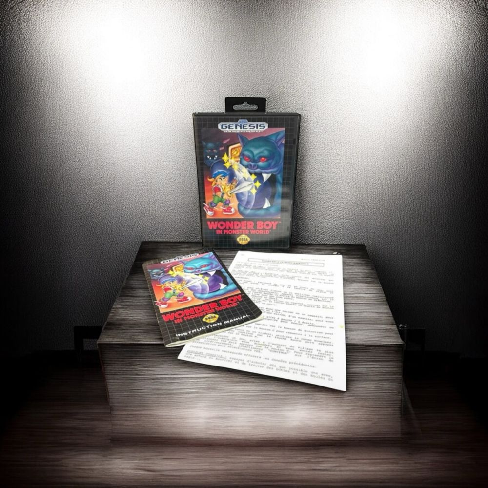 Sega Mega Drive Wonder Boy In Monster World Game