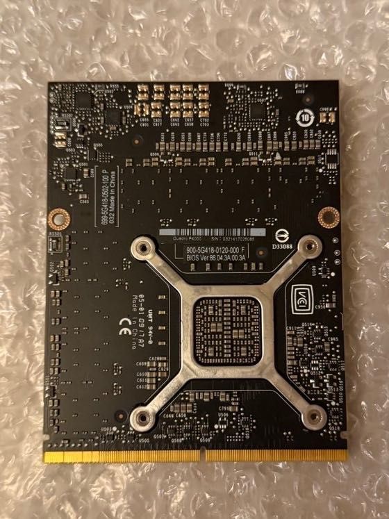 Видеокарта NVIDIA Quadro P4000 8GB MXM
