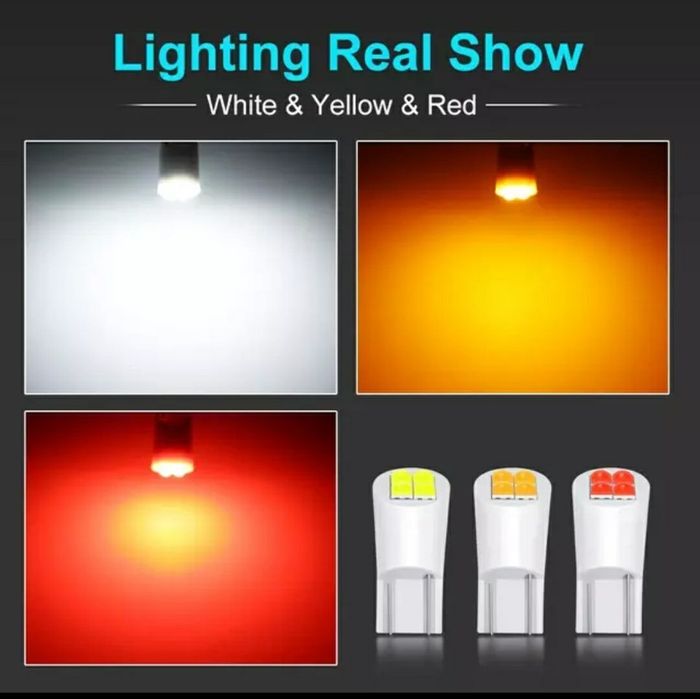 Надежные w5w T10 LED Canbus авто лампа светодиодная