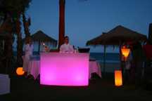 Balcão bar led varias cores