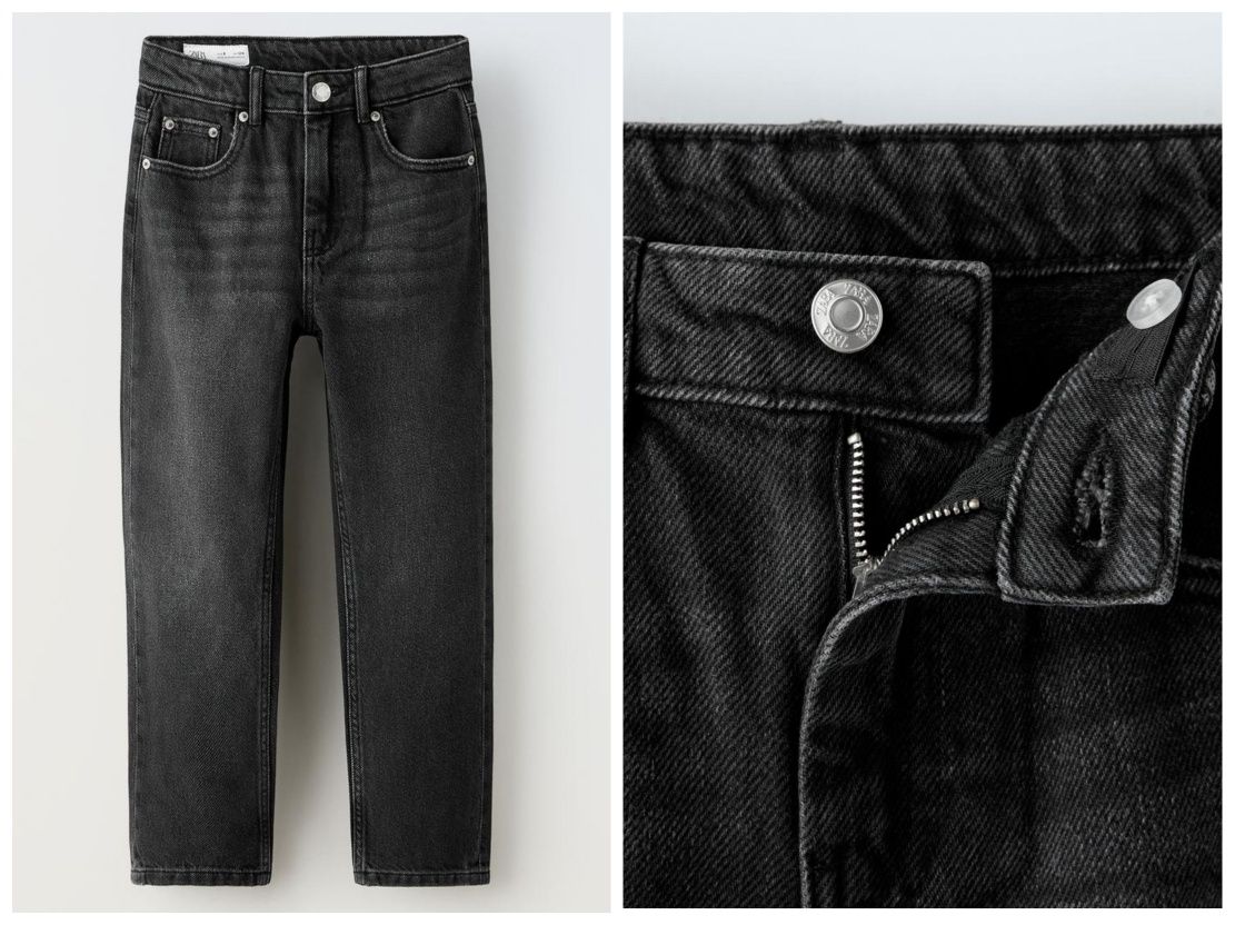 Nowe jeansy Zara 164 mom fit