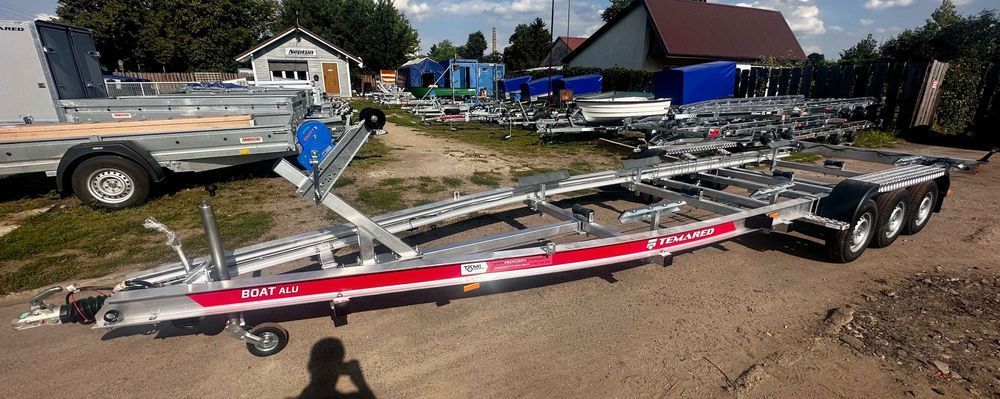 Przyczepa podłodziowa aluminiowa TEMARED B35/3 ALU pod jacht łódź