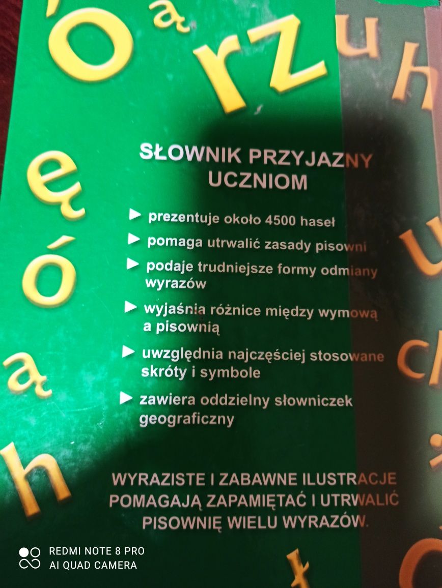 Ilustrowany słownik ortograficzny dla klas 1-4