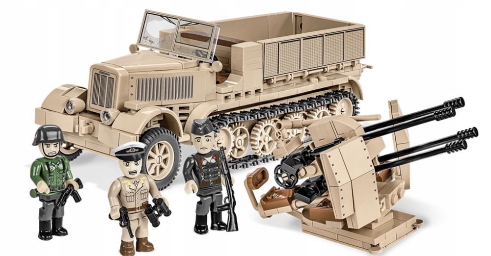 Klocki Cobi 2274 Sd. Kfz 7/1&2cm Flakviertling