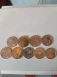 Conjunto de 9 Moedas