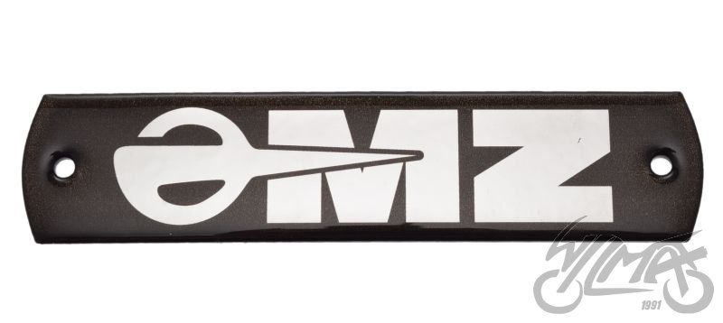Emblemat zbiornika MZ TS na laminacie, oznaczenie