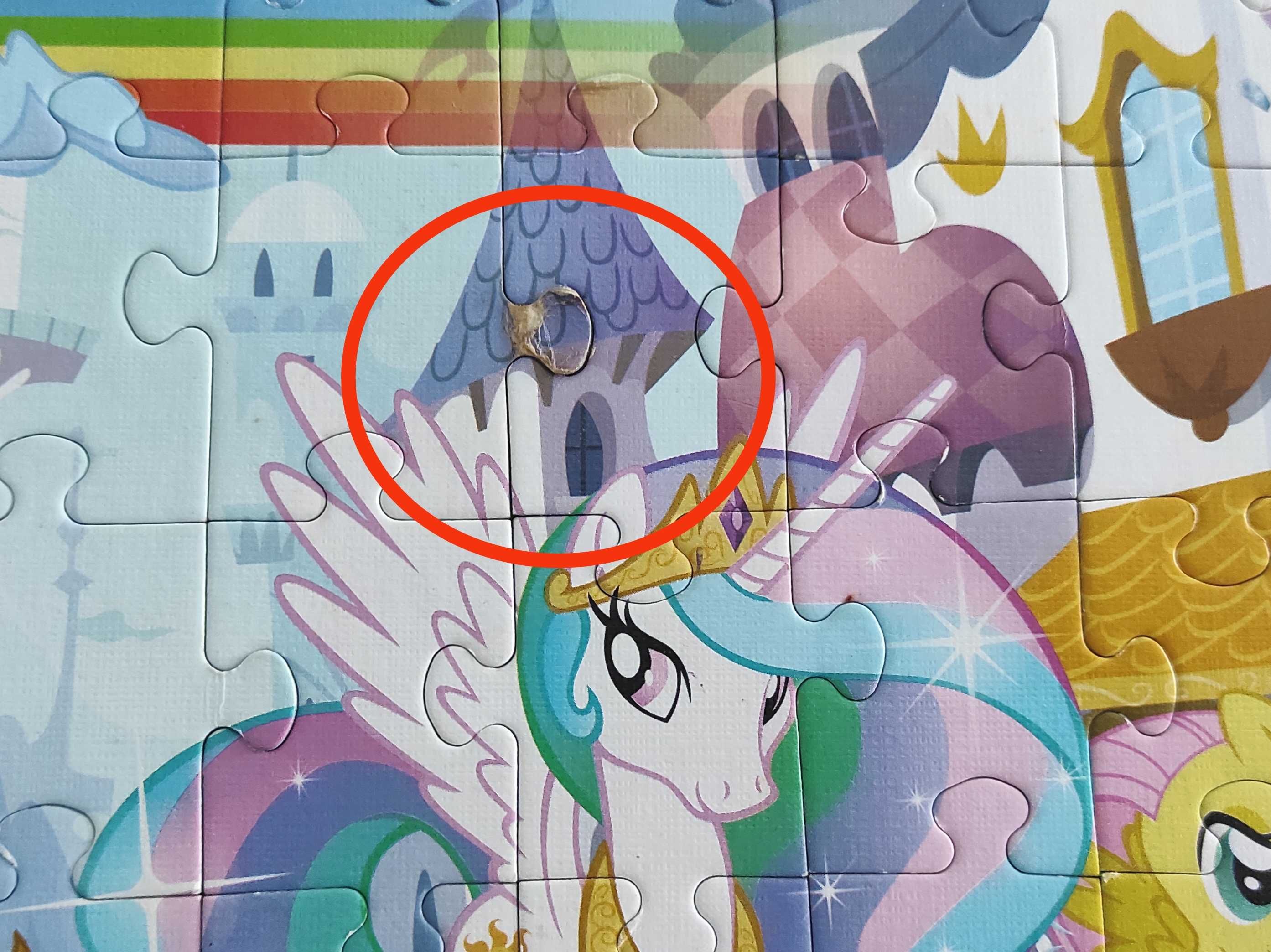 Puzzle My Little Pony - Uszkodzone