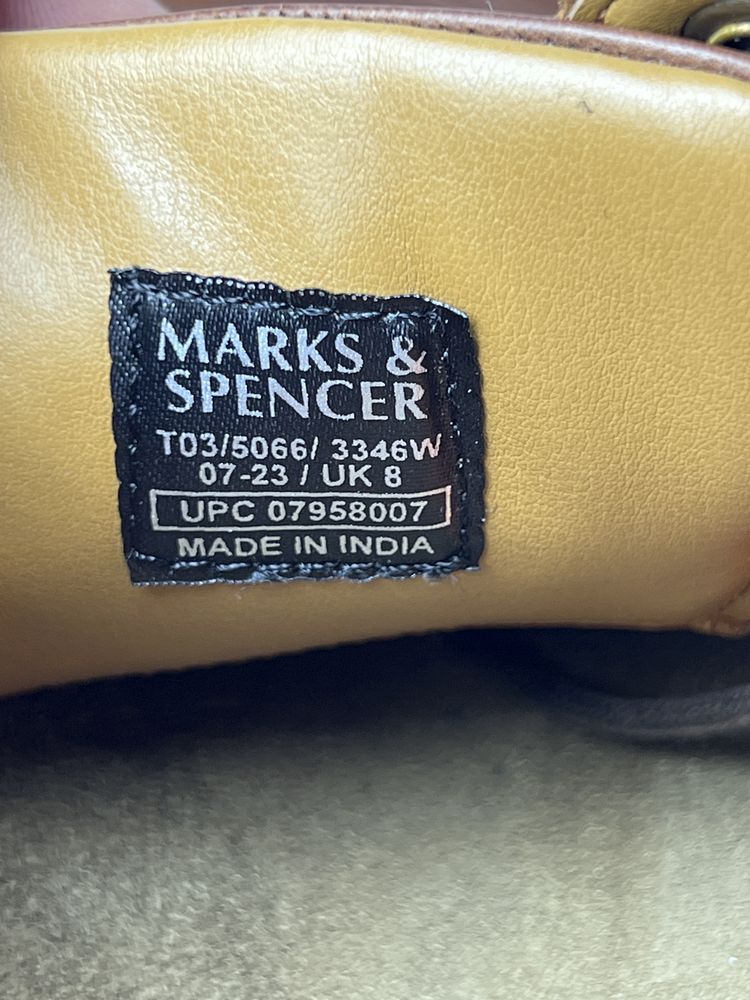 Шкіряні туфлі Marks & Spencer Англія  42/28см