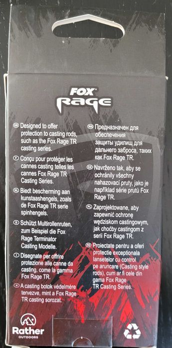 Nowy w opakowaniu pokrowiec na wędkę castingową Fox Rage Tr czerwony