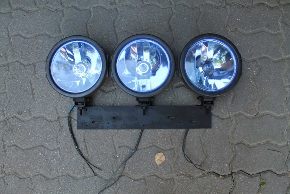 Halogeny pod tablice 3xhalogen h7 dodatkowe oświetlenie