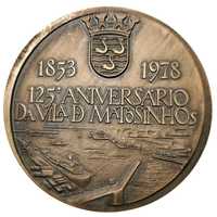 Medalha em Bronze Comemoração do 125º aniversário de Matosinhos