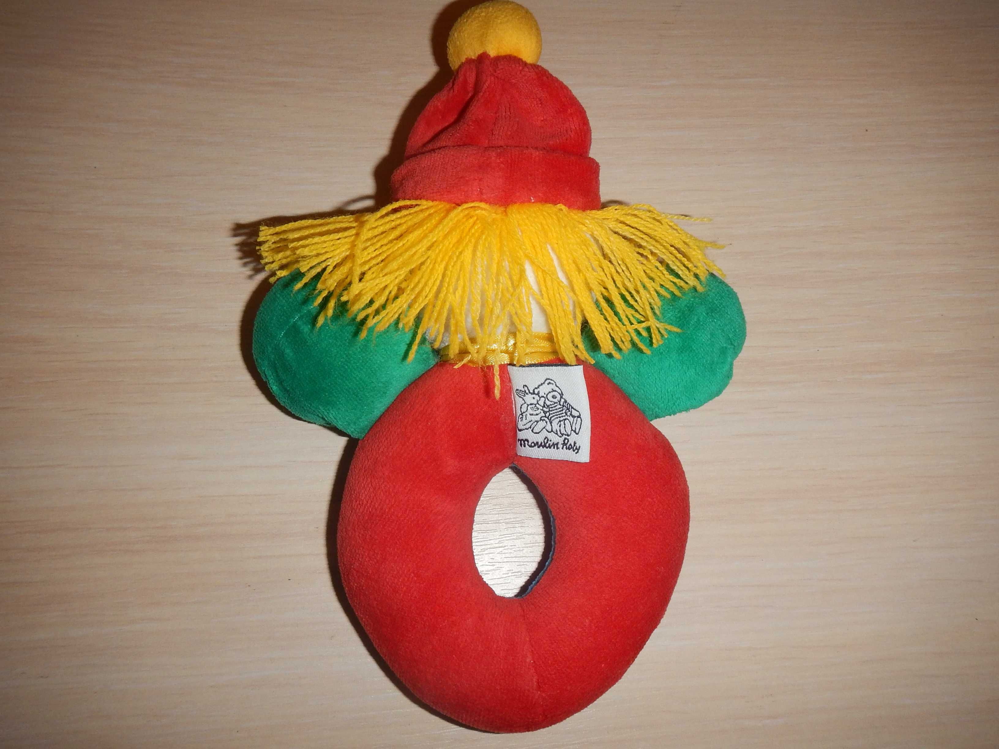 Погремушка игрушка "клоун ", Moulin Roty