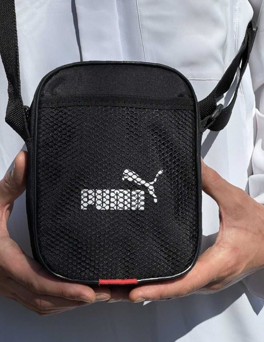 Чоловіча барсетка Nike чорна через плече для міста