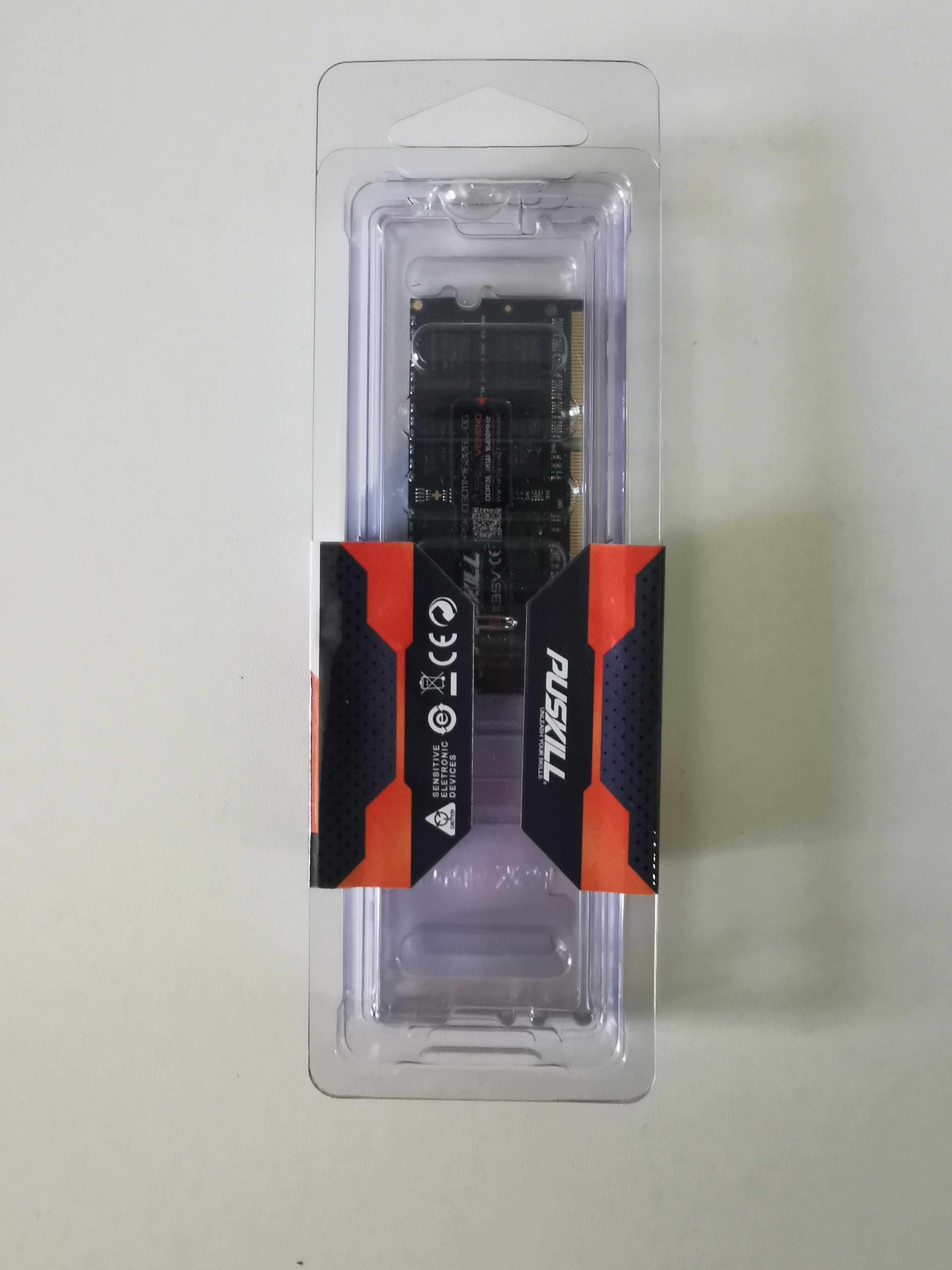 Оперативна пам'ять Puskill DDR3L-1600 8Gb для ноутбука SoDIMM нова