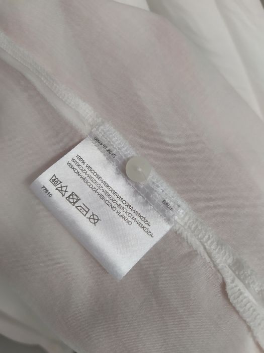 biała wiskozowa koszula mgiełka S 36