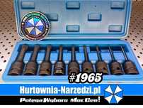 Zestaw Nasadek Udarowych SPLINE 1/2" M4-M16 – 9 Elementów
