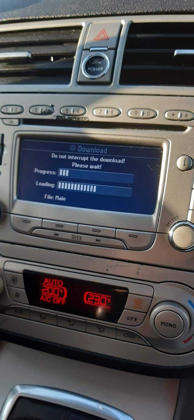 Polskie menu radionawigacja Ford