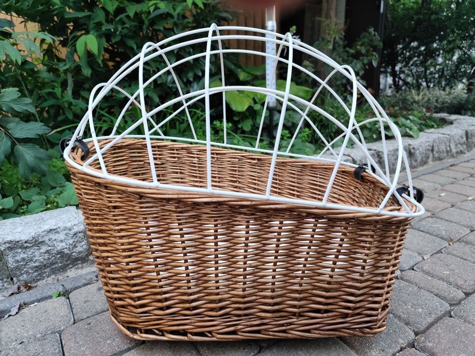 Aumüller solidny kosz na bagażnik rowerowy dla psów do 15 kg