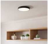 Plafon sufitowy czarny EGLO 98894 LED Zubieta-A 30cm śr/pilot/nocne św