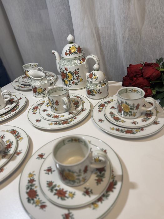 Villeroy Boch Summerday, віллерой бох, чайний сервіз, блюдо, тортівниц