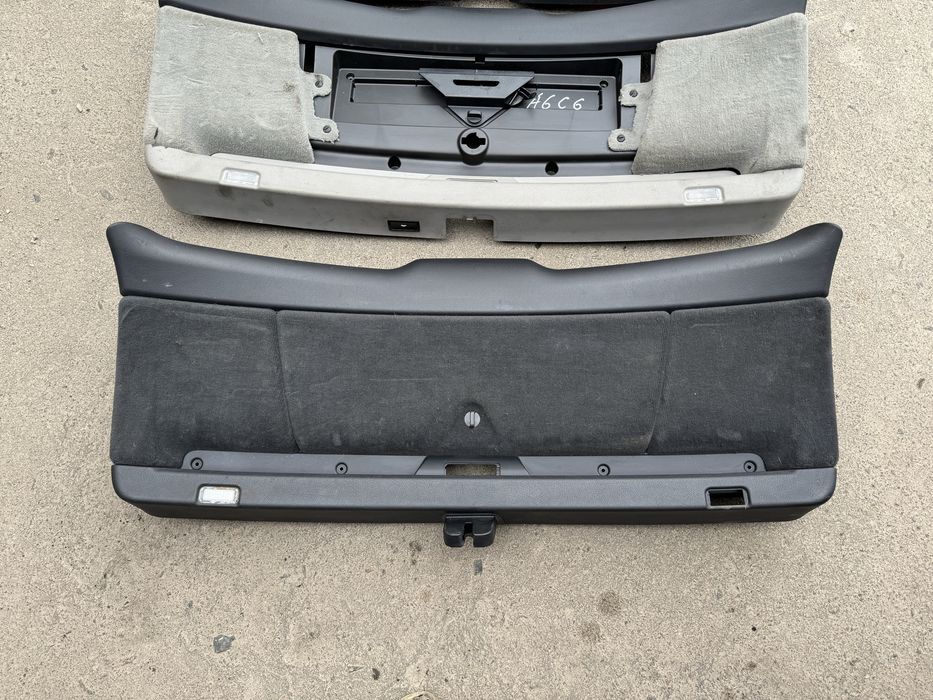 Обшивка ляди Audi a6 c6 карта кришки багажника ауді а6 с6 накладка