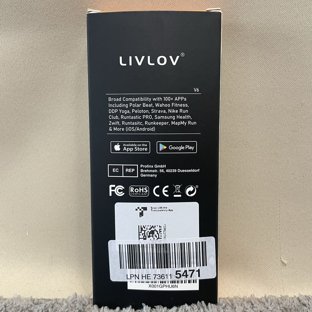 Monitor tętna LIVLOV V6 (2)