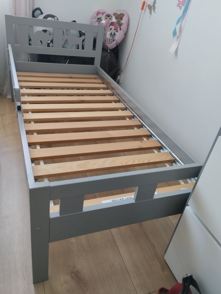 Ikea łóżko dziecięce+materac 160x70