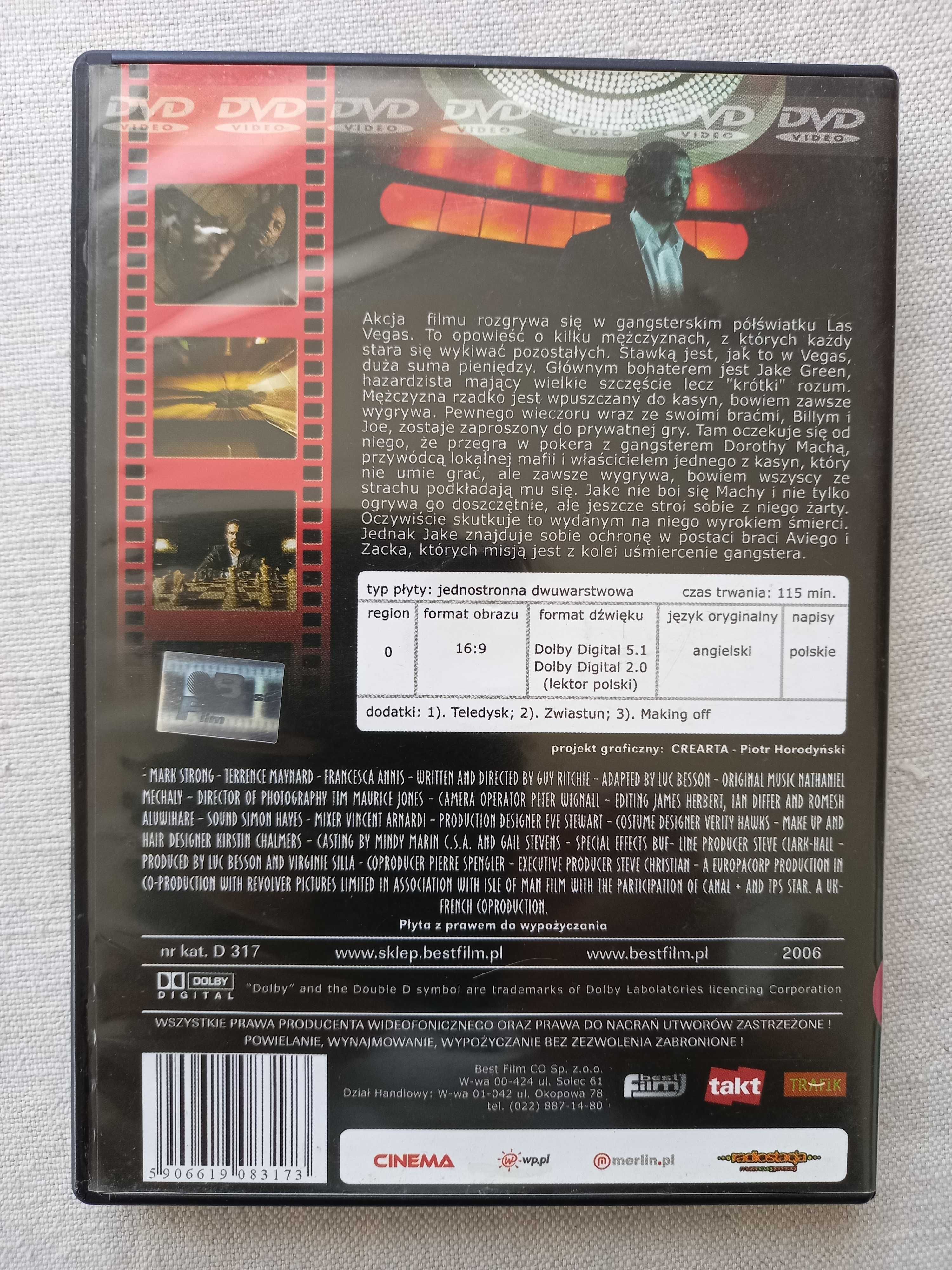 Film DVD w pudełku Revolver