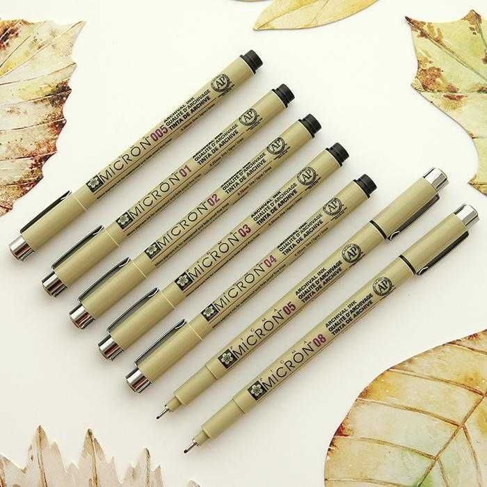 Набір Лінерів Sakura PIGMA Micron 7 шт (чорні)