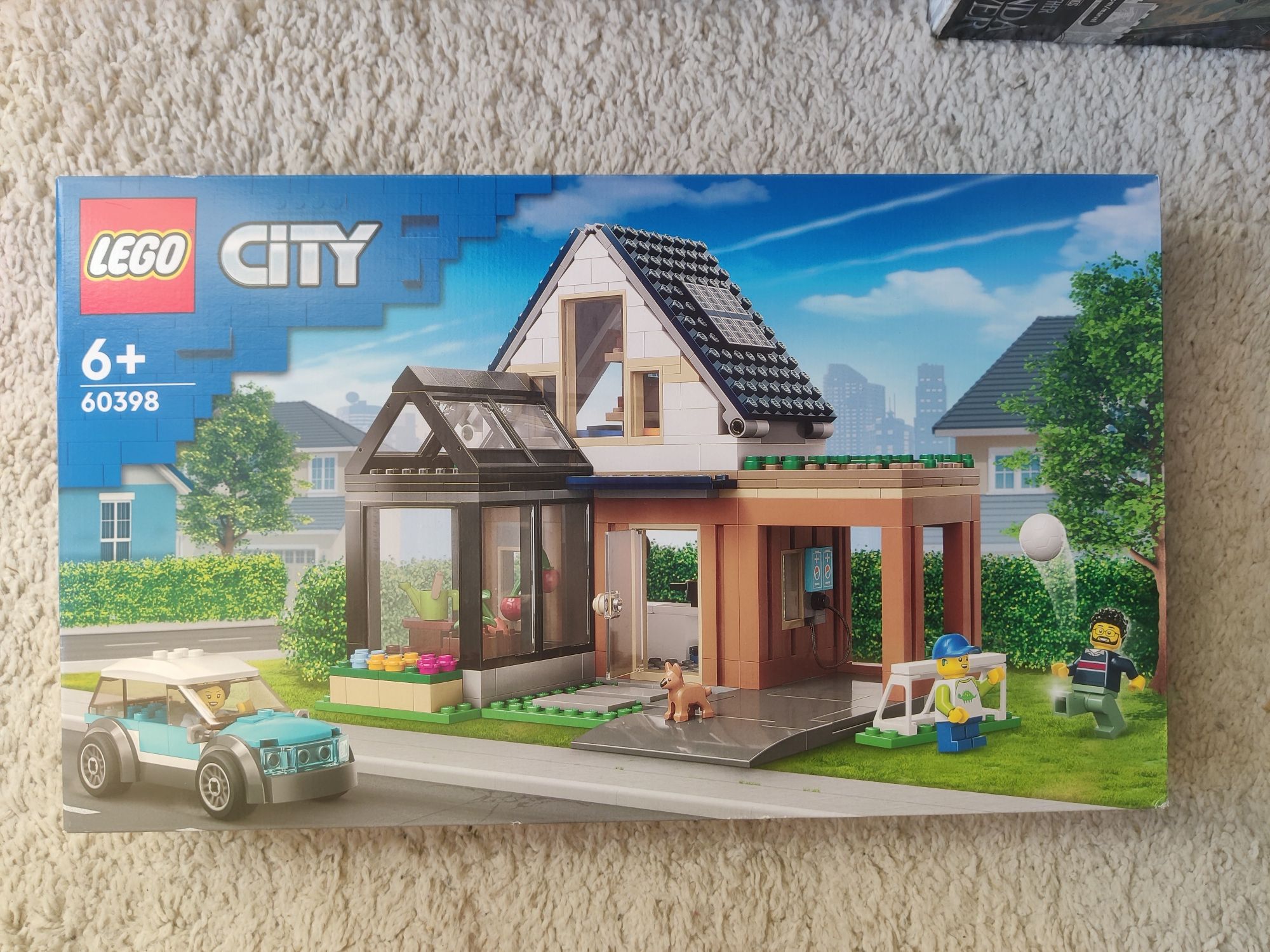 Lego City 60398 Domek rodzinny i samochód elektryczny