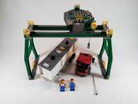Lego pociąg, 7939, suwnica, tir, kontenery