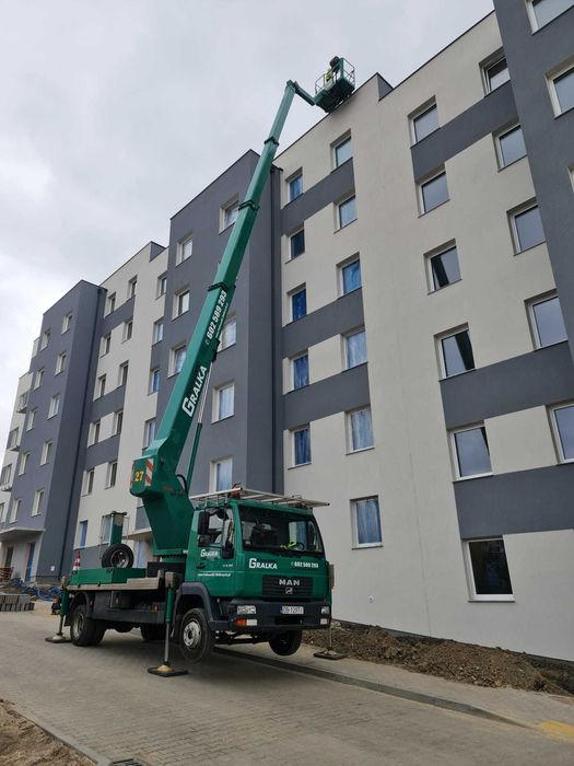 Podnośnik koszowy 20-30 m z operatorem – profesjonalnie tanio i szybko